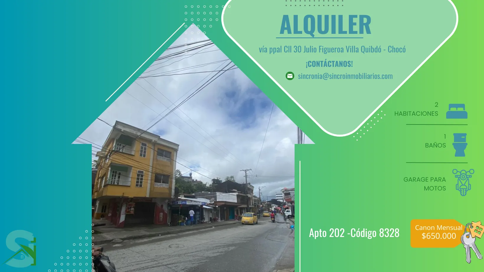 SI8328 Apartamento 202 Calle 30